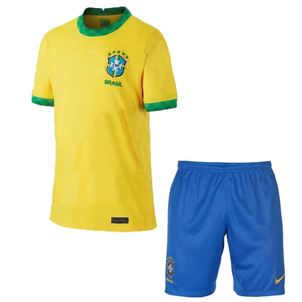 Camiseta Brasil 1st Niño 2020 Amarillo